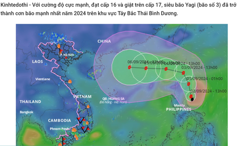 Ủng hộ đồng bào miền Tây Bắc do bão lịch sử Yagi 2024