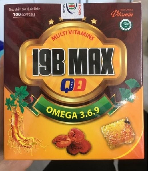 19B MAX QĐ - BỔ SUNG VITAMIN VÀ KHOÁNG CHẤT GIÚP BỒI BỔ SỨC KHỎE