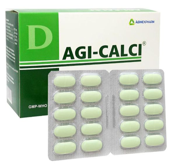 Agi-Calci bổ sung canxi, trị loãng xương