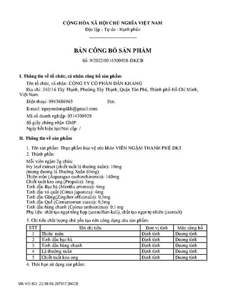 Chứng nhận an toàn thực phẩm