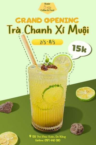 Content trà chanh – Trà chanh xí muội