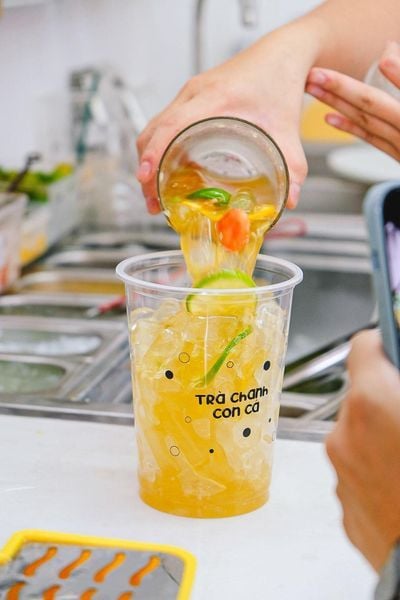 Content trà chanh – Trà chanh trái cây