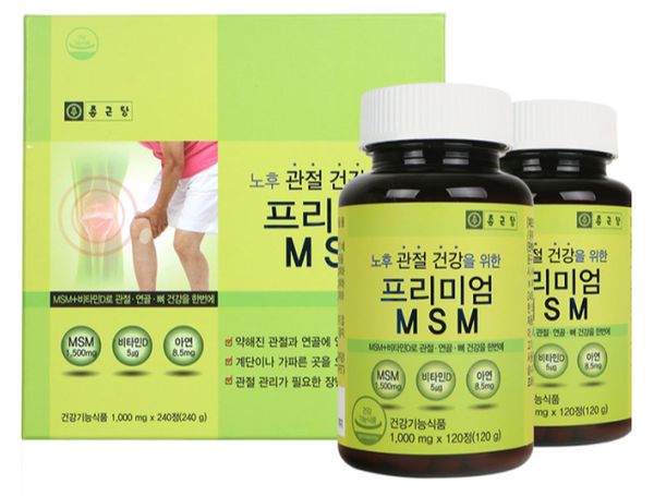 Viên xương khớp MSM Glucosamine100mg Premium Chong Kun Dang Hàn Quốc (120 viên)
