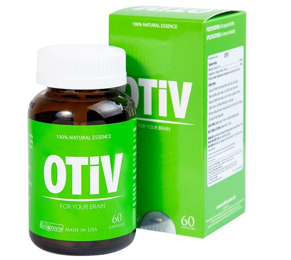Ecogreen OtiV giúp cải thiện tình trạng thiếu máu não, mất ngủ lọ 30 viên