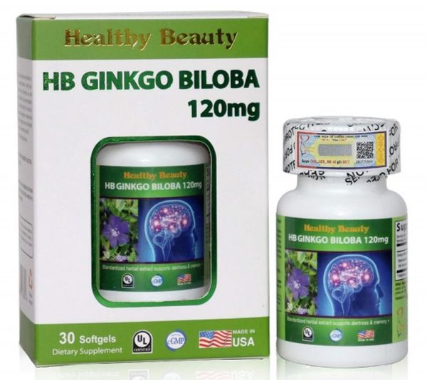 HB GINKGO BILOBA Tăng cường tuần hoàn não lọ 30 viên