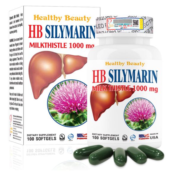 HB SILYMARIN MILK THISTLE 1000MG chai 100 viên