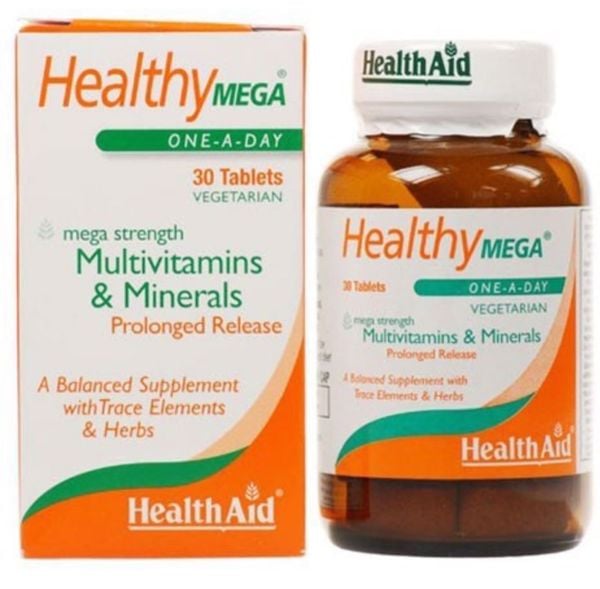Healthy Mega viên bổ sung Vitamin và khoáng chất chai 30 viên