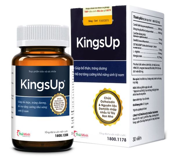 KingsUp tăng cường sinh lý nam lọ 30 viên