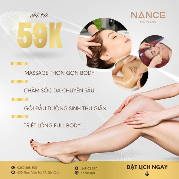 Mẫu content hay về Spa – Nance Spa & Wellness