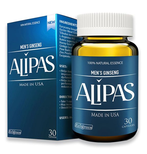 Men's Ginseng Alipas tăng cường sinh lý nam lọ 30 viên