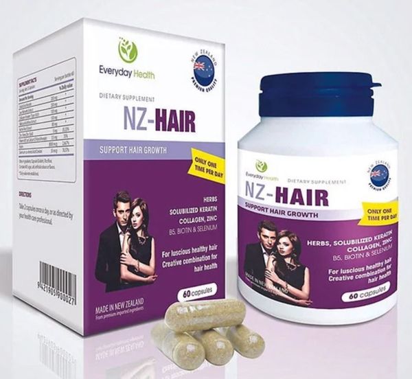 NZ-Hair kích thích mọc tóc hộp 60 viên