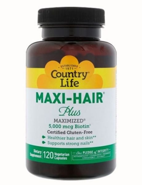 Thuốc mọc tóc Maxi Hair Plus 5000 mcg Biotin