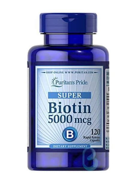 Viên uống Biotin 5000 mcg Puritan’s Pride