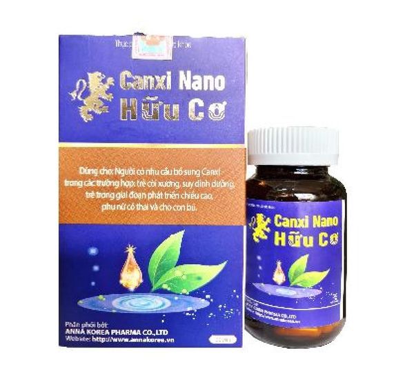 Viên uống bổ sung Canxi Nano Hữu Cơ