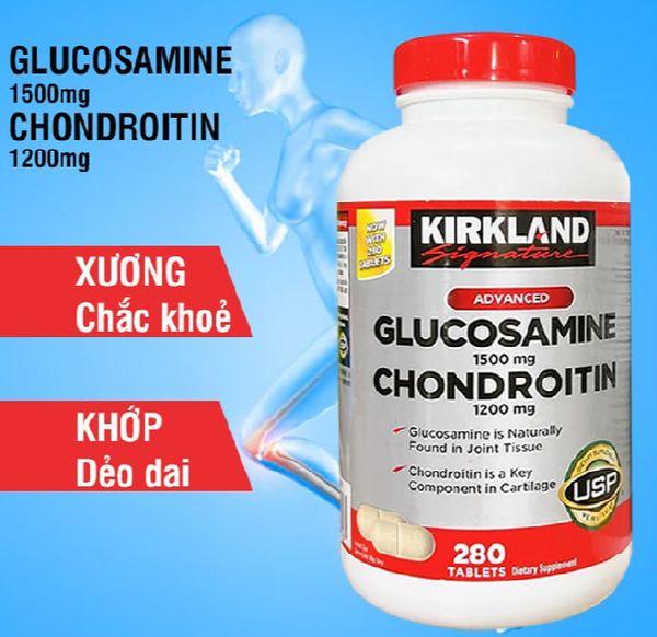 Viên uống bổ xương khớp Kirkland Glucosamine Chondroitin