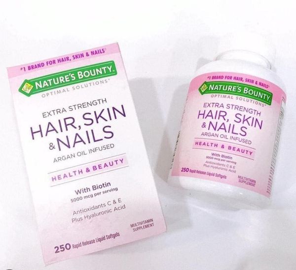 Viên uống đẹp da Hair Skin Nail Nature’s Bounty