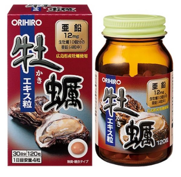 Viên uống hàu tươi tăng cường sinh lực nam Orihiro 120 viên
