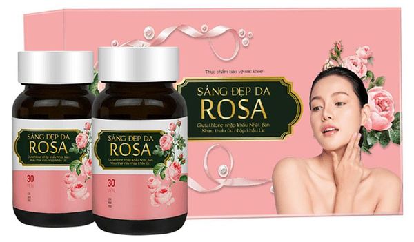 Viên Uống Sáng Đẹp Da Rosa hộp 2 lọ 30 viên