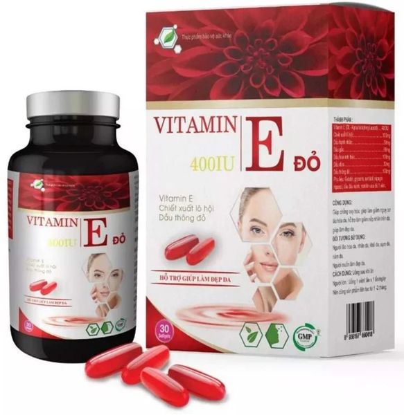 Vitamin e đỏ 400ui hộp 30 viên