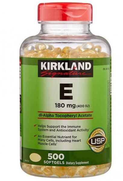 Vitamin e kirkland chai 500 viên