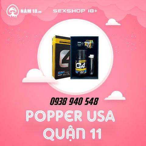 Cửa hàng chai hít popper usa chính hãng tại quận 11