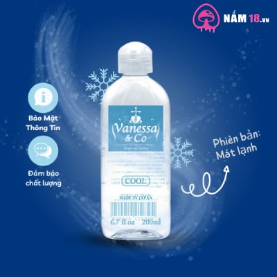 gel bôi trơn mát lạnh Vanessa & Co Cooling | Nấm 18