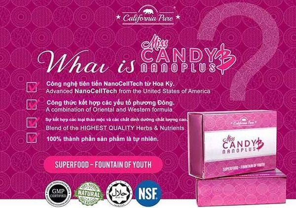 Đại lý Kẹo sâm tăng cường sinh lý nữ Miss Candy B kích thích ham muốn tình dục hàng mới về