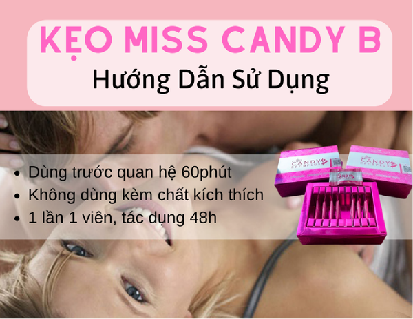 Bảng giá Kẹo sâm tăng cường sinh lý nữ Miss Candy B kích thích ham muốn tình dục tốt nhất