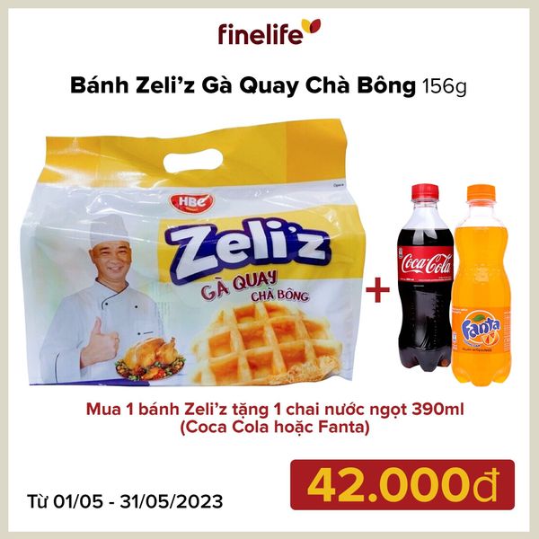 BÁNH ZELI’Z GÀ QUAY CHÀ BÔNG - MỀM MỊN THƠM NGON VỚI VỊ GÀ DAI DAI
