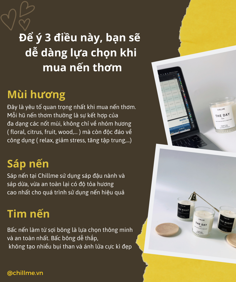 Ba điều cân nhắc để lựa chọn nến thơm phù hợp