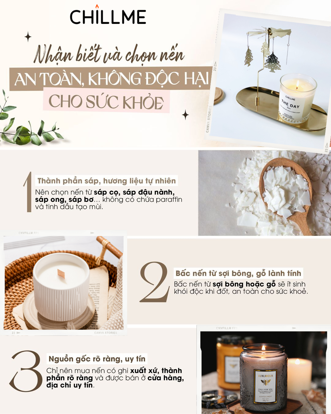 Hướng dẫn cách lựa chọn nến thơm đúng cách