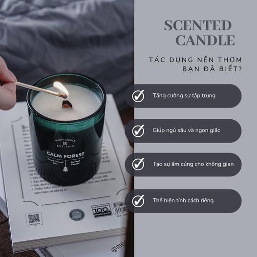 Tác dụng của việc sử dụng nến thơm