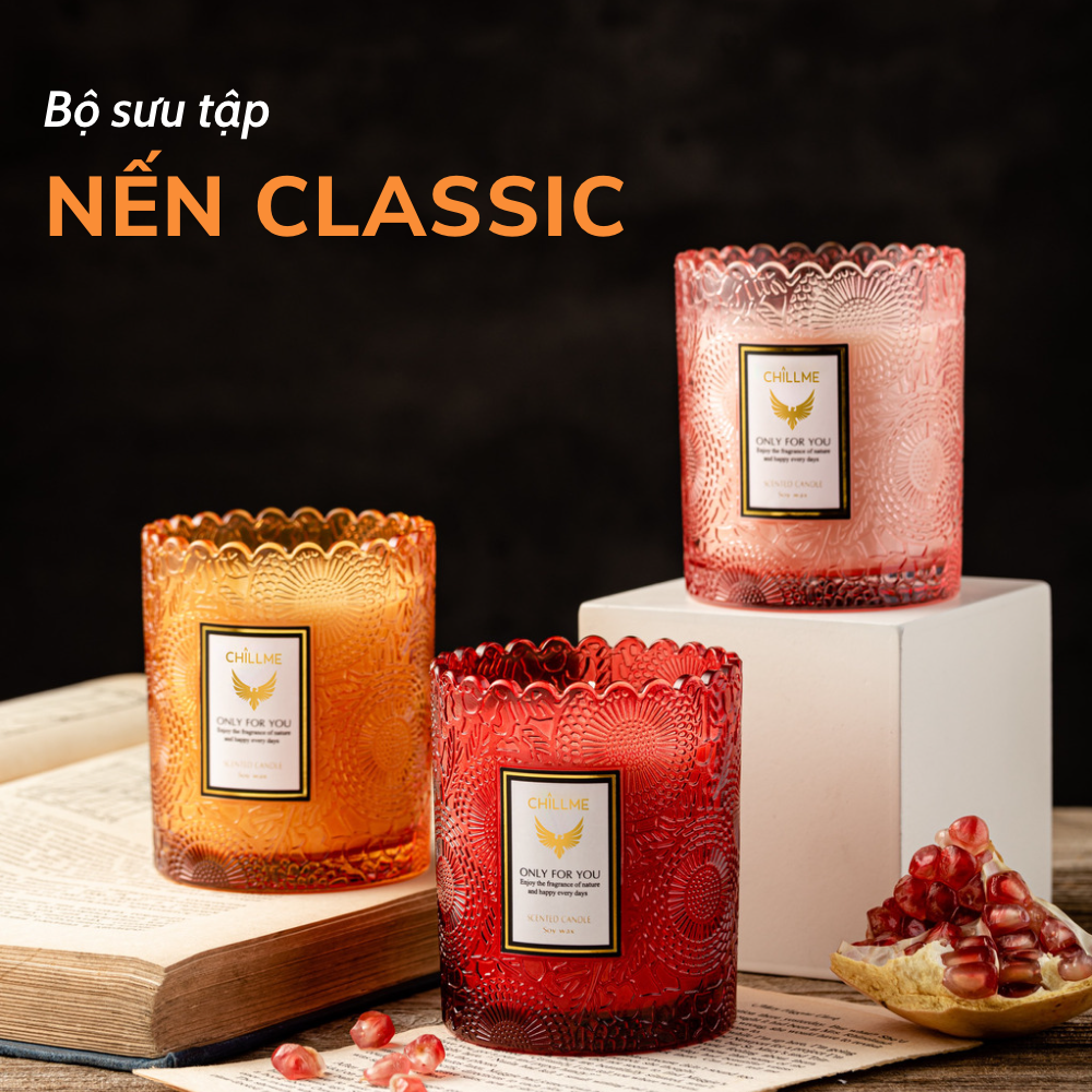 BỘ SƯU TẬP NẾN CLASSIC CHILLME CANDLE