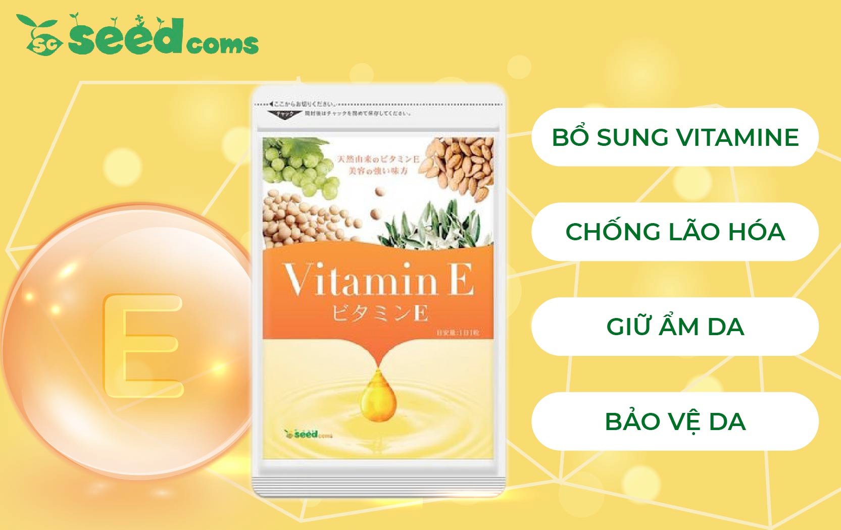 Vitamin E: Lợi Ích, Thực Phẩm và Công Thức Tăng Cường Sức Khỏe
