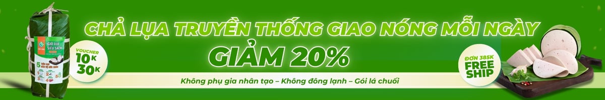 Chả Lụa Truyền Thống – Giao Nóng Mỗi Ngày | Giò Chả Cửu Long
