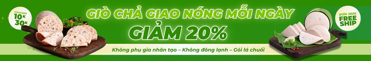 Giò Chả Cửu Long – Giao Nóng Mỗi Ngày