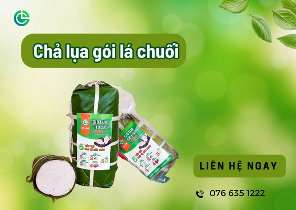 Giò chả không hàn the, không chất bảo quản