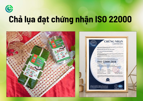 Chả lụa Cửu Long được chứng nhận ISO 22000