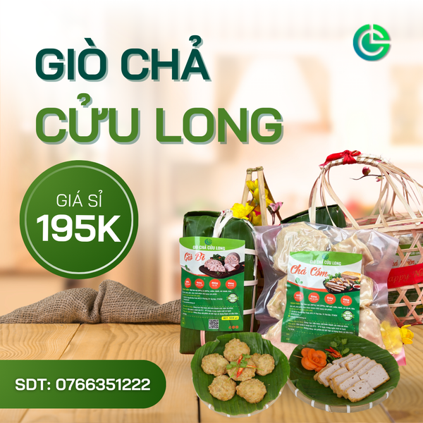 Ảnh: Giò chả Cửu Long