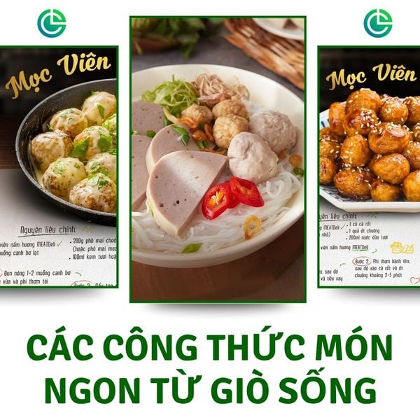 Các công thức món ngon từ giò sống: canh mọc, bún mọc, lẩu mọc, chả nướng tự làm.