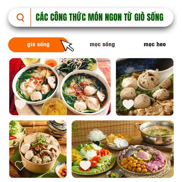 Các công thức món ngon từ giò sống: canh mọc, bún mọc, lẩu mọc, chả nướng tự làm.