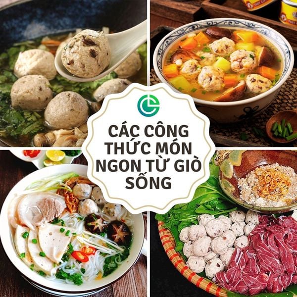 Các công thức món ngon từ giò sống: canh mọc, bún mọc, lẩu mọc, chả nướng tự làm.