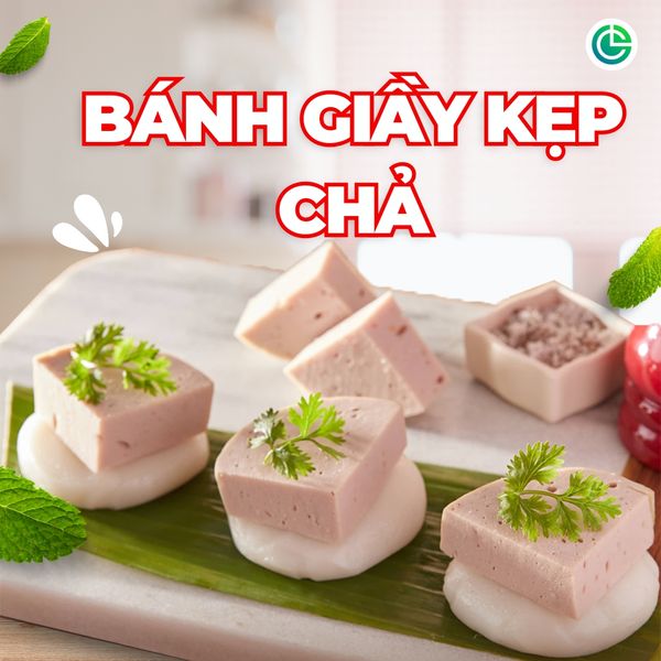 Bánh Giầy Giò Cửu Long thơm ngon, dẻo mềm, ăn ngay khi còn nóng.