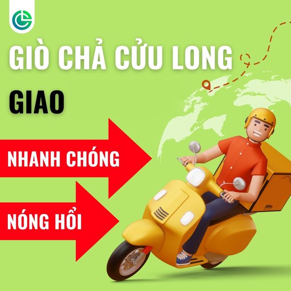 Dịch vụ giao giò chả tiệc sạch của Giò Chả Cửu Long nhanh chóng tại TP.HCM.
