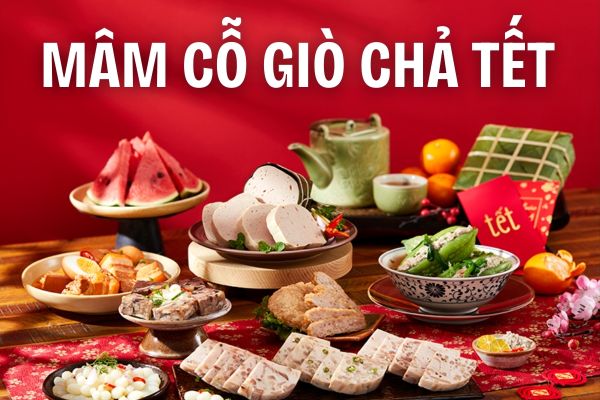 Mâm cỗ Giò Chả Tết Cửu Long với 5 cam kết 