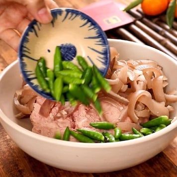 nguyên liệu làm chả bì ớt xiêm xanh 500g