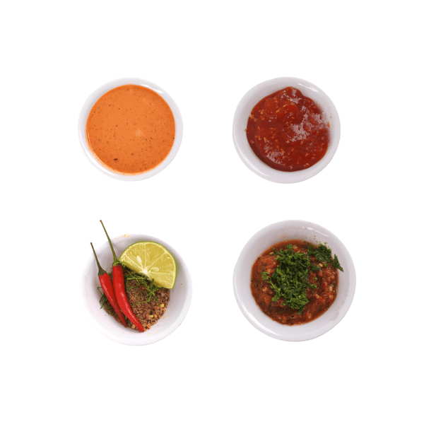 Nước chấm combo gà ta nướng rượu + ba chỉ cuộn nướng giòn