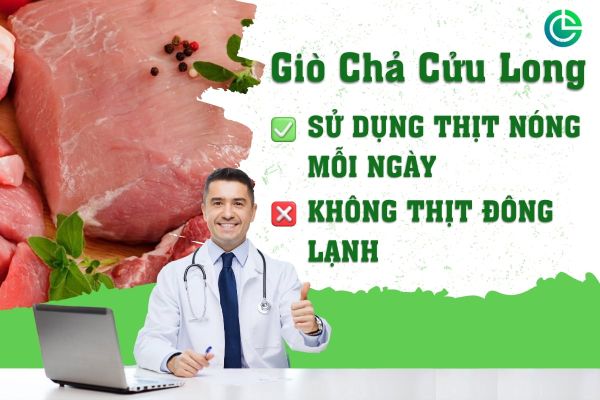 Thịt nạc nóng mỗi sáng – nền tảng kết cấu giò chả ngon tại Cửu Long