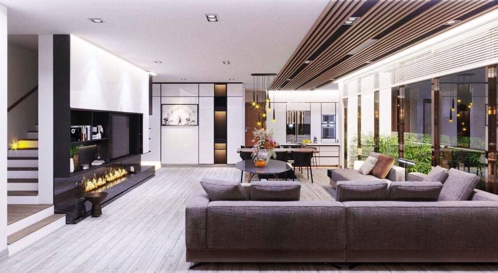 Nội thất sang trọng - Phong cách hiện đại đẳng cấp không gian đẹp