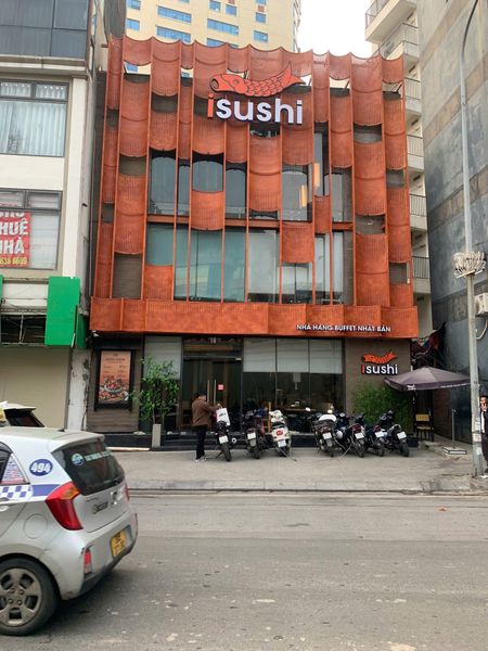 sơn rỉ sét bề mặt nhà hàng